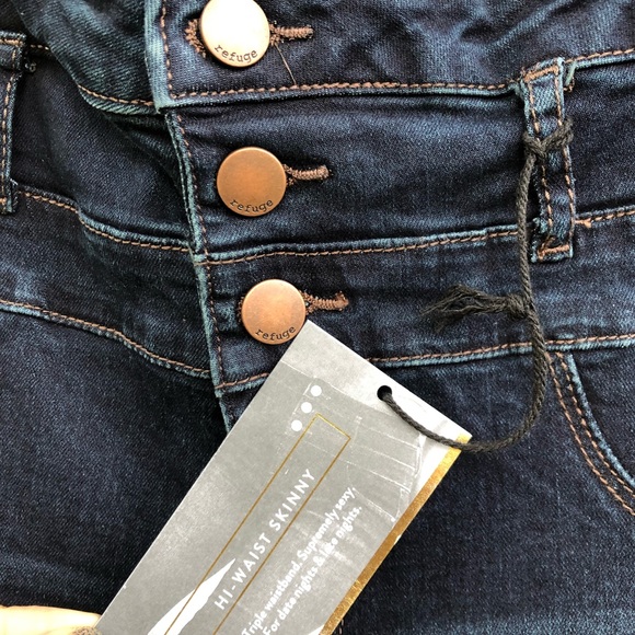 High Waist Skinny Jeans by Refuge. NWT. - Picture 3 of 7